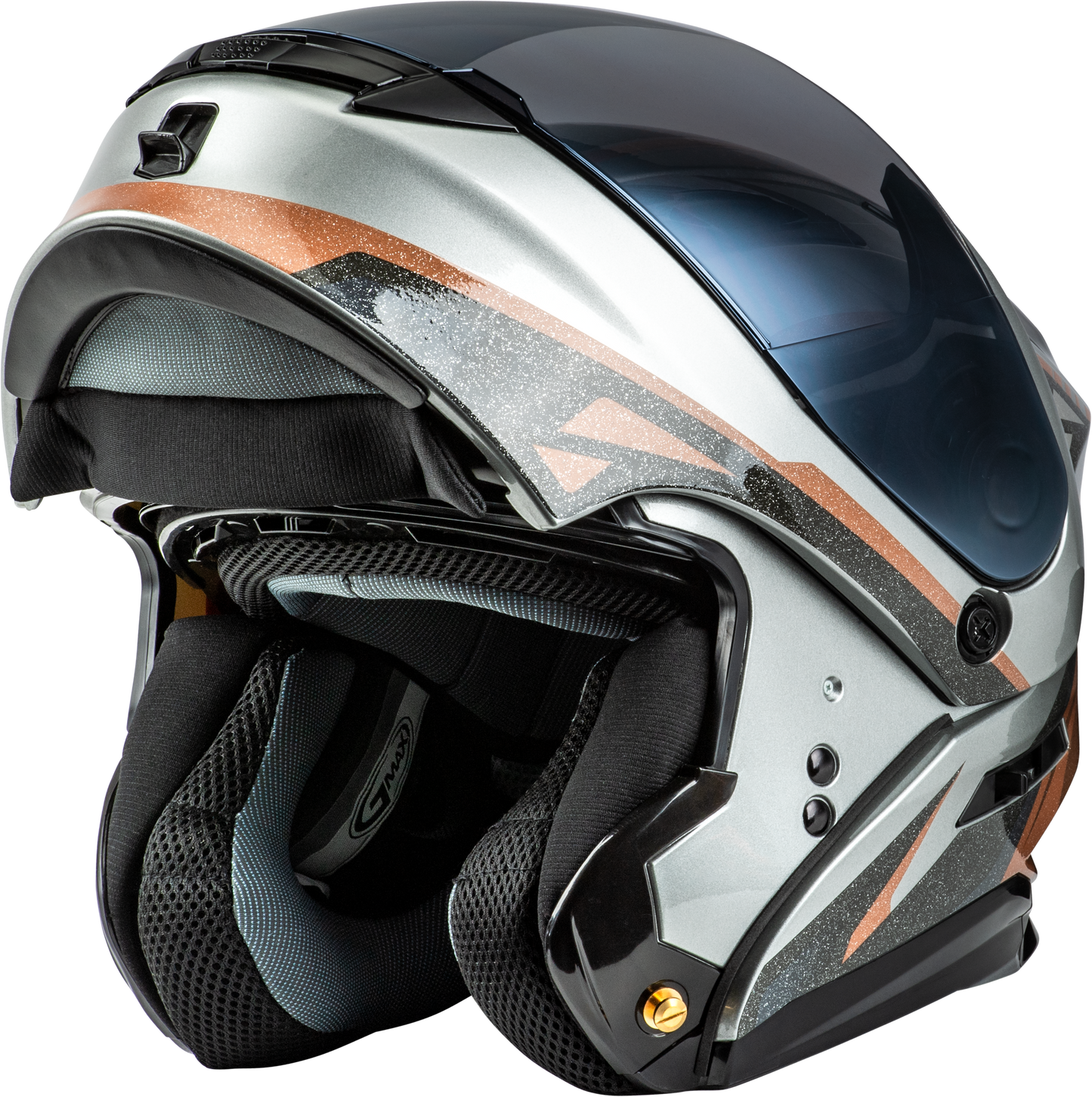 Md 01 Volta Helmet Grey/Black/Copper Metallic