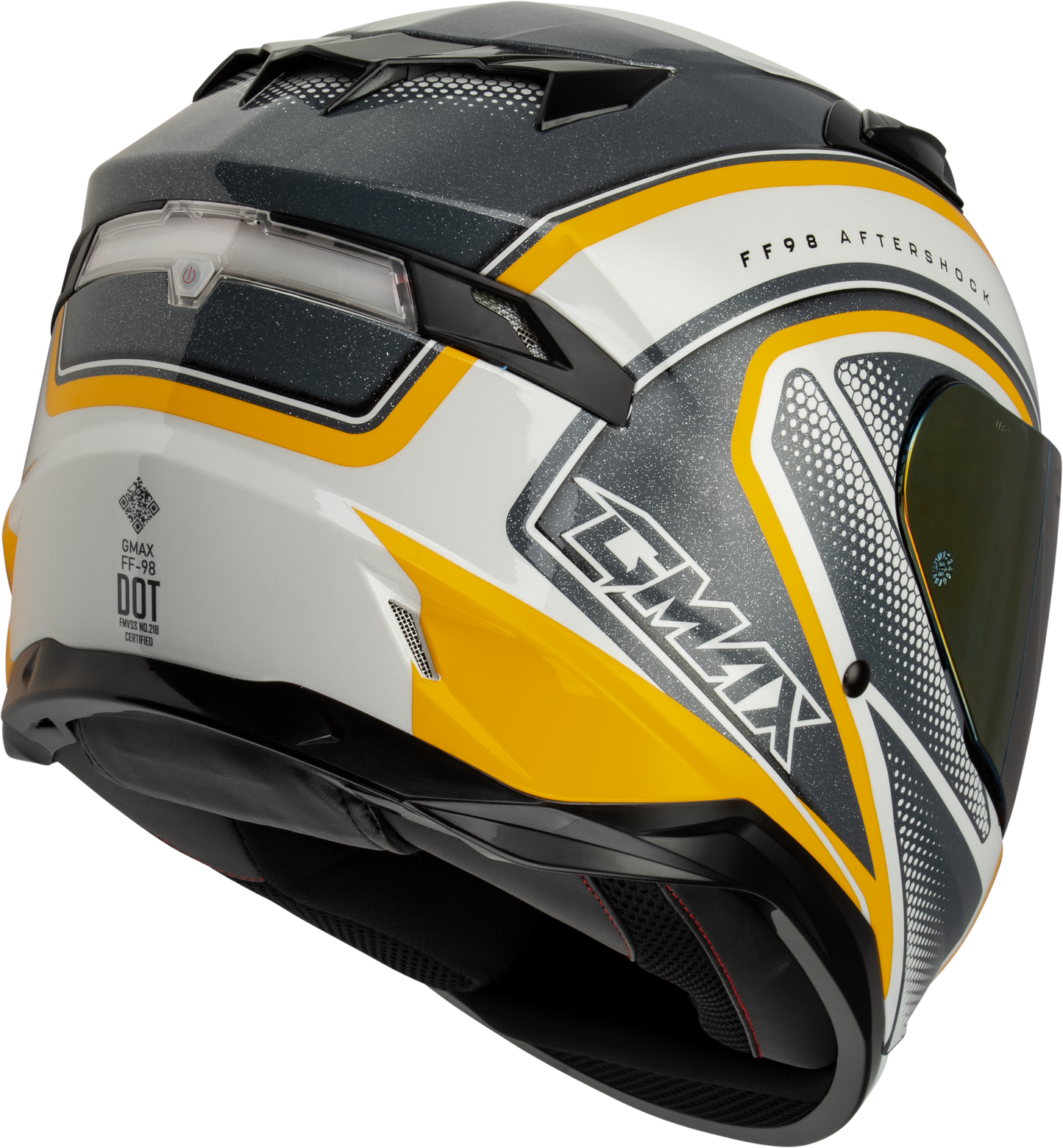 Ff 98 Aftershock Helmet White/Metallic Silver