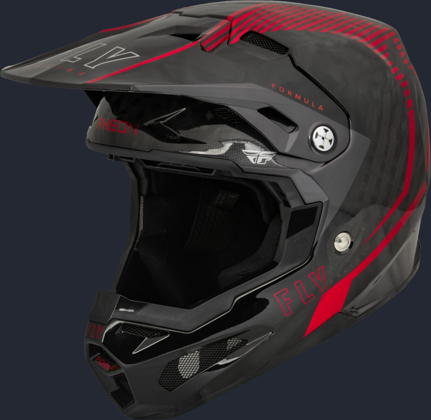 Formula Carbon Tracer Helmet Red/Black Xs