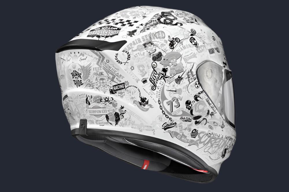 Exo R420 Full Face Helmet Shake Ii White