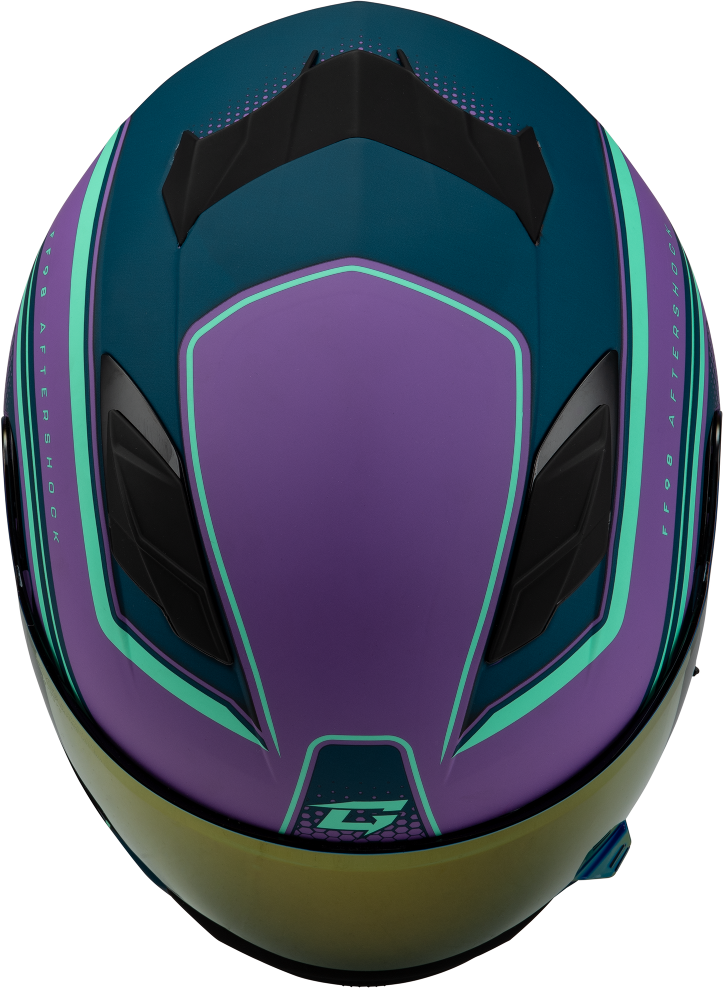 Ff 98 Aftershock Helmet Matte Purple/Blue
