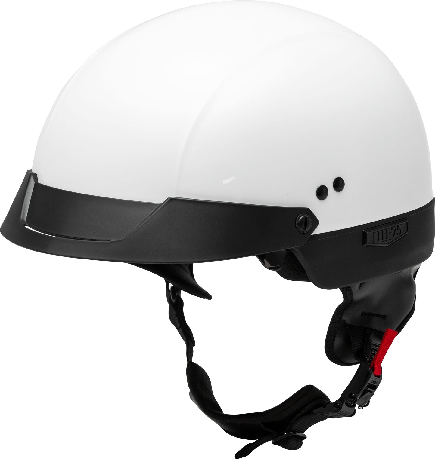 Hh 75 Half Helmet White