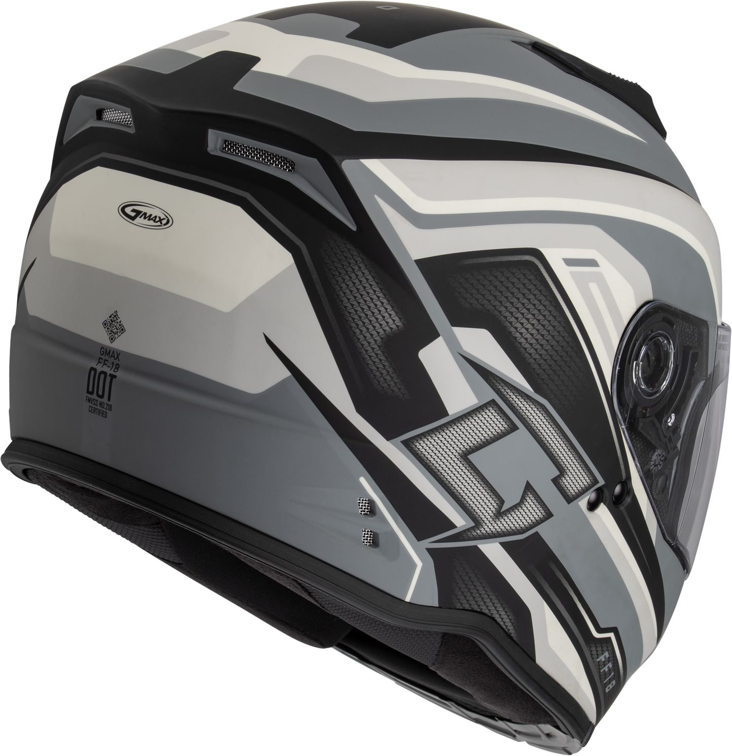 Ff 18 Drift Helmet Matte Grey/Silver/Black