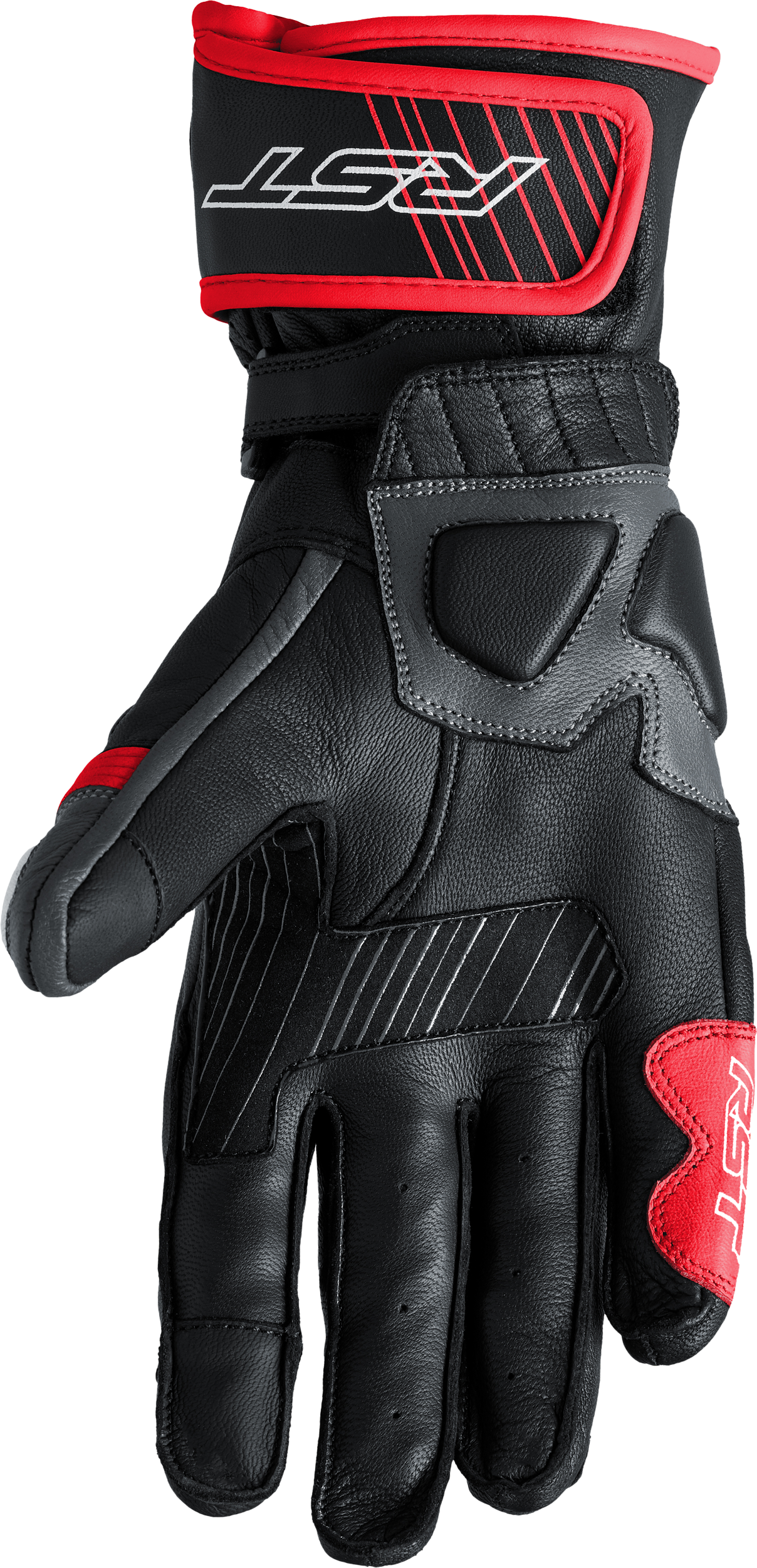 RST Fulcrum CE Glove Grey/Red/Black