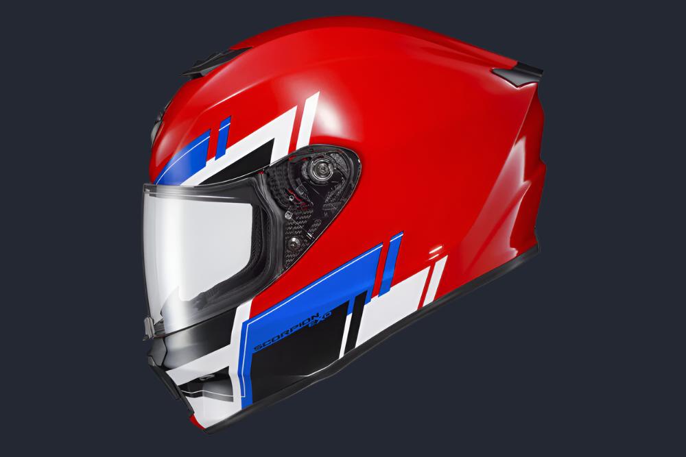 Exo R420 Full Face Helmet Pace Red