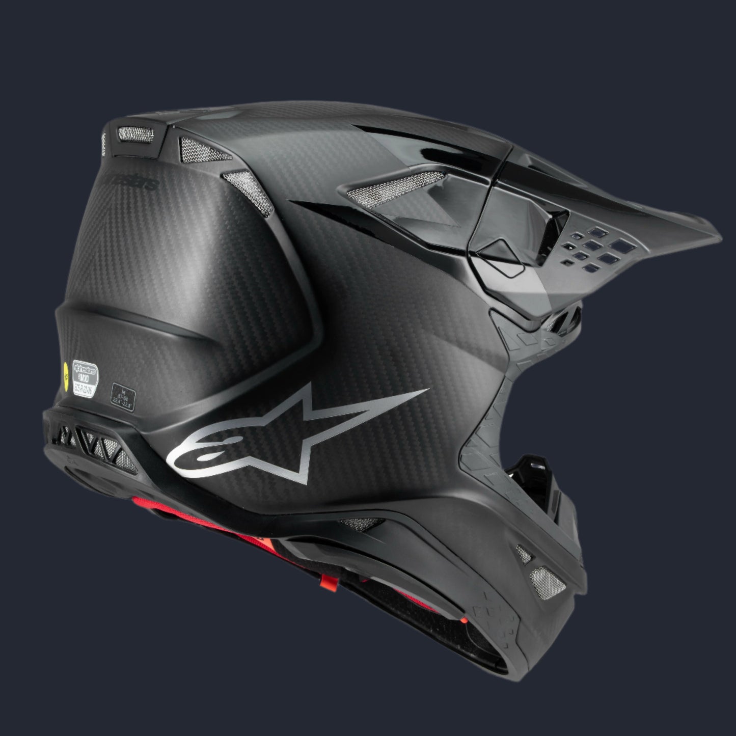 Supertech S-M10 Fame Helmet Black/Carbon M&G Xs