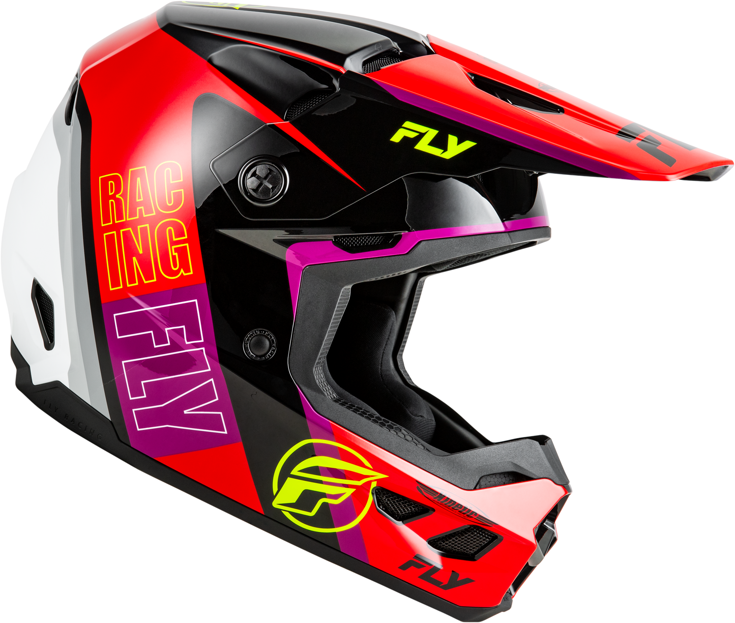 Kinetic Rally Helmet Red/Black/White Xs