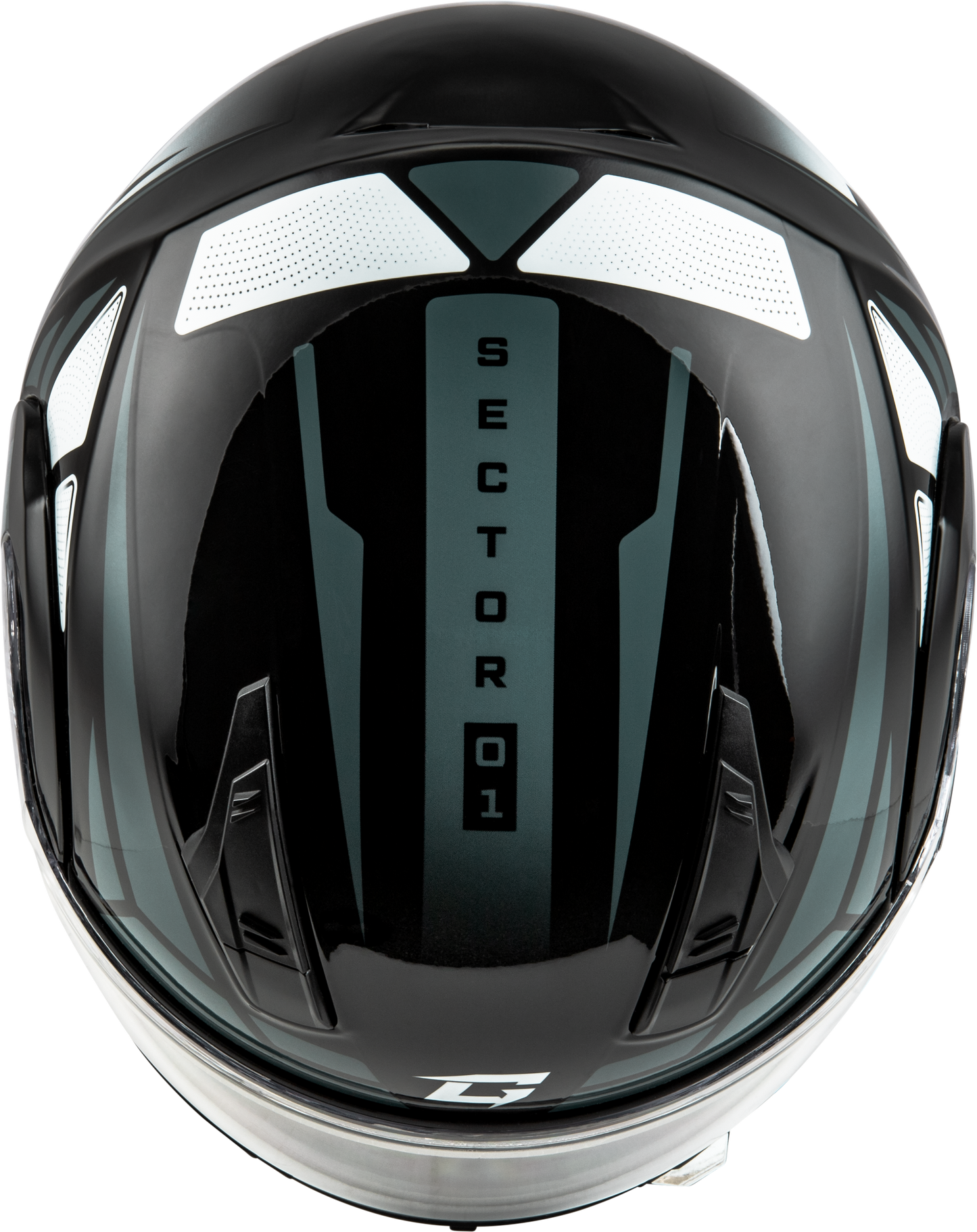 Md 04 Sector Helmet Black/Silver
