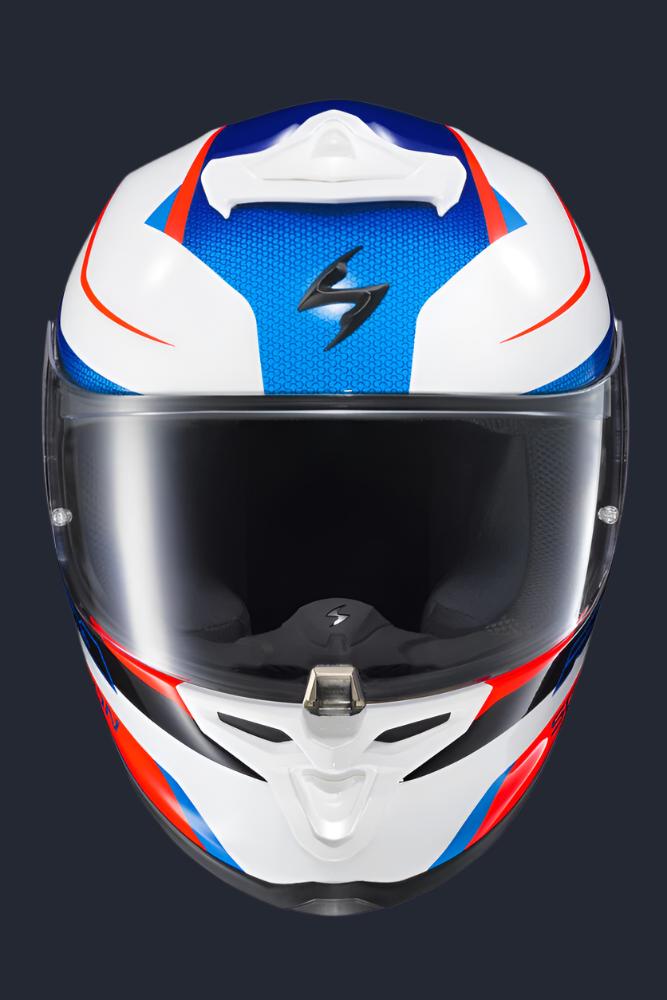 Exo R1 Air Full Face Helmet Hive Red/White/Blue