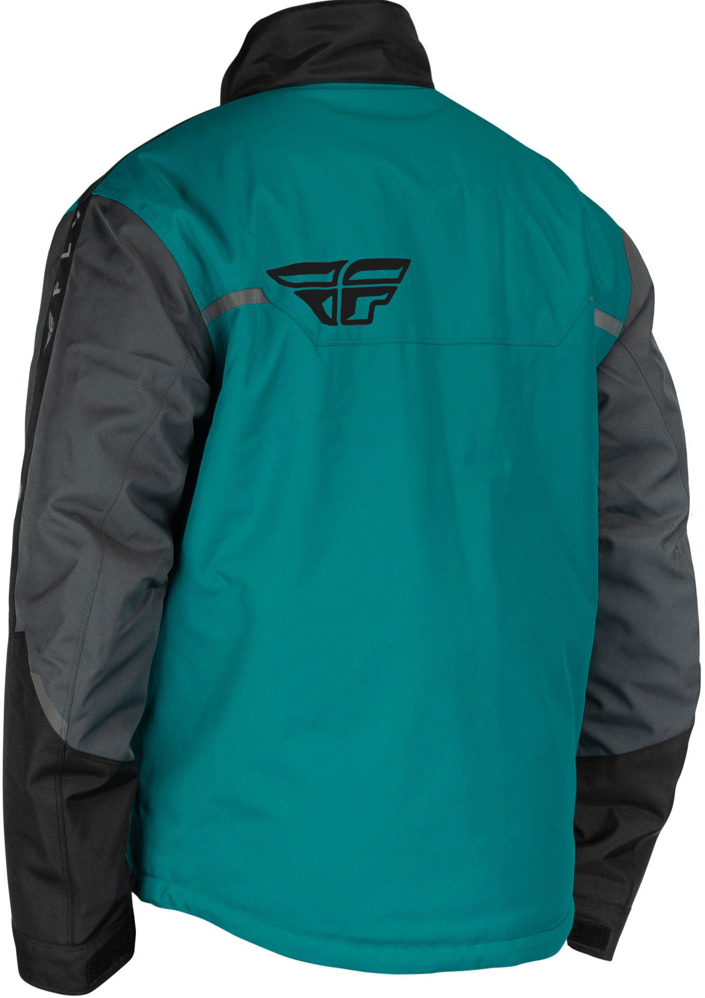 Outpost Jacket Black/Teal/Orange Sm