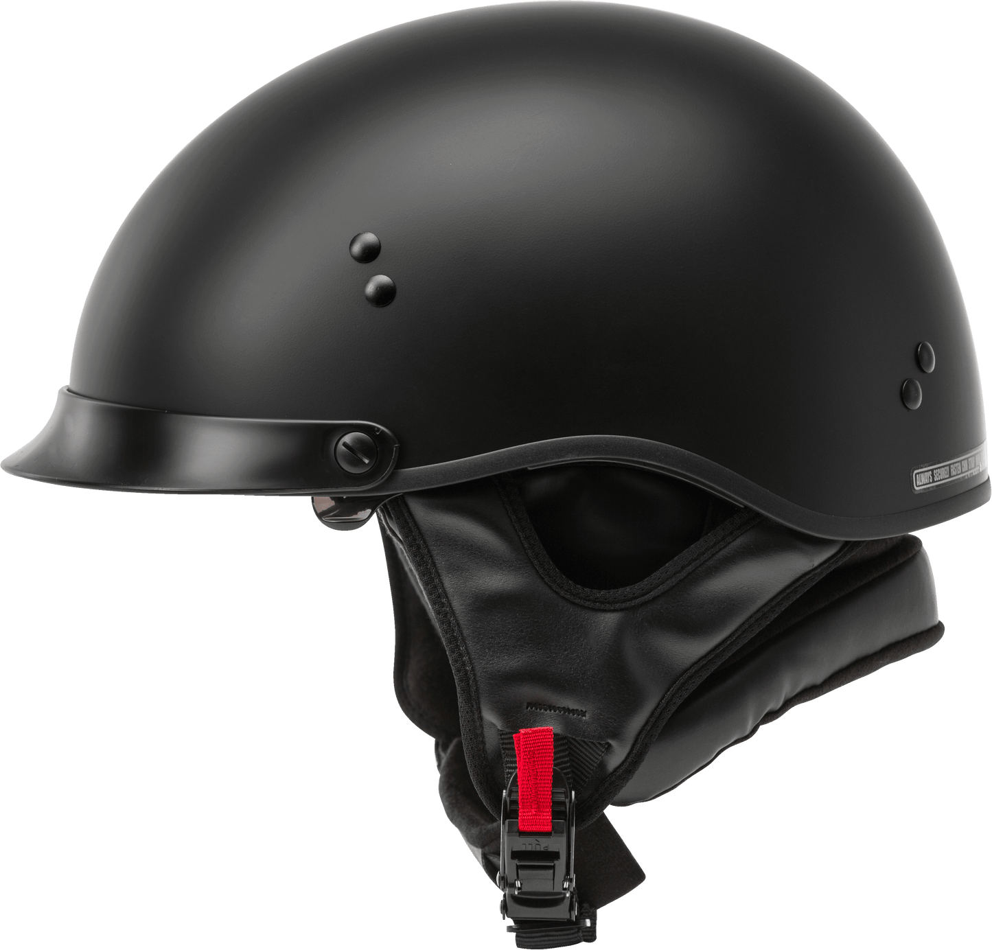 Hh 65 Half Helmet Full Dressed Matte Black