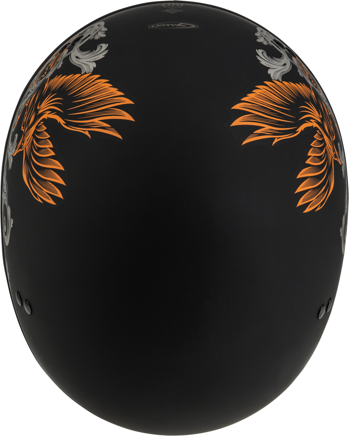 Hh 65 Corvus Helmet Matte Black/Silver/Orange