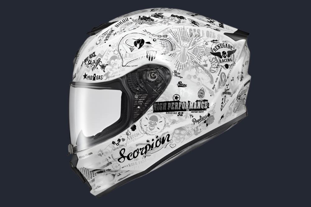 Exo R420 Full Face Helmet Shake Ii White