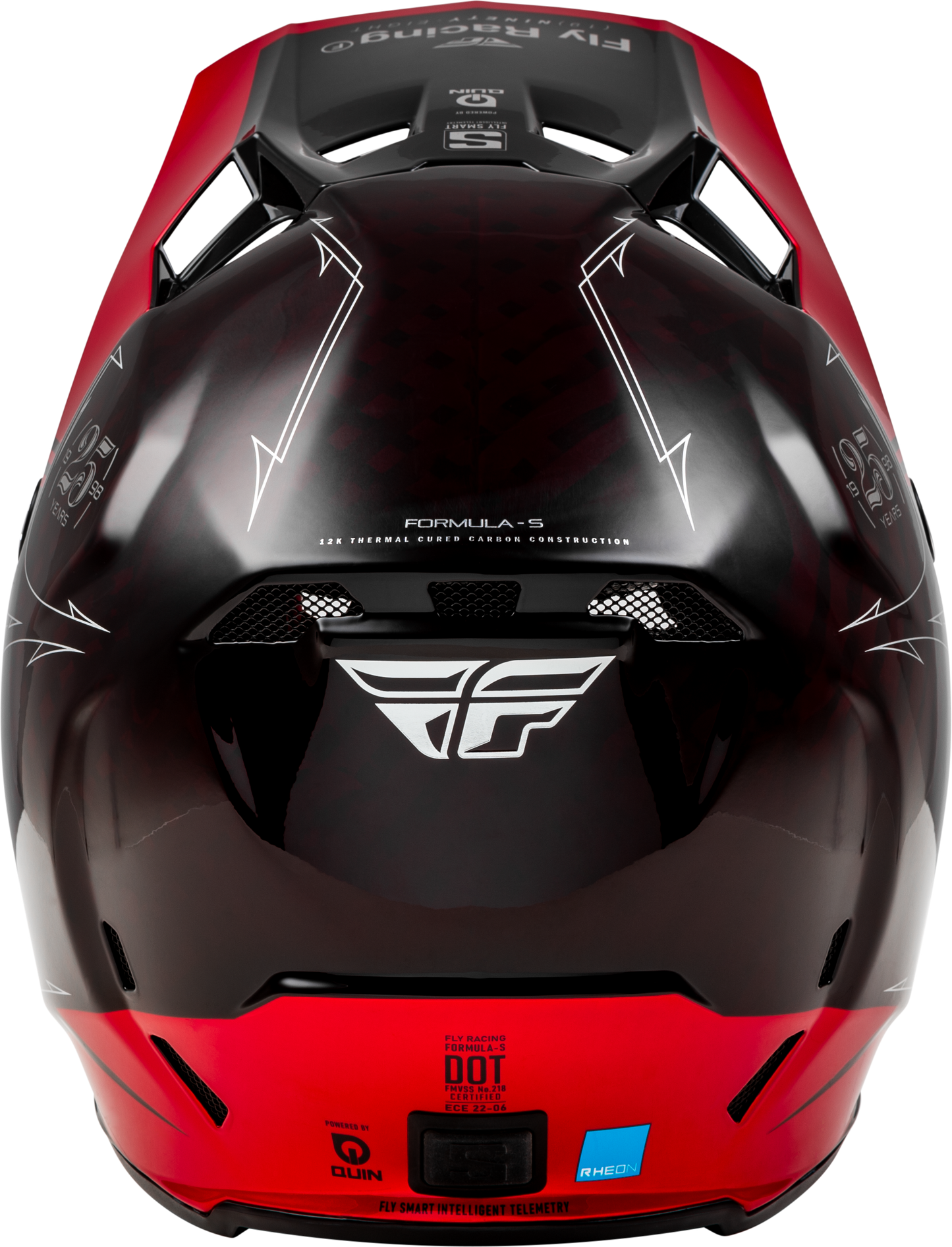Formula S Carbon Legacy Helmet Red Carbon/Black Xs