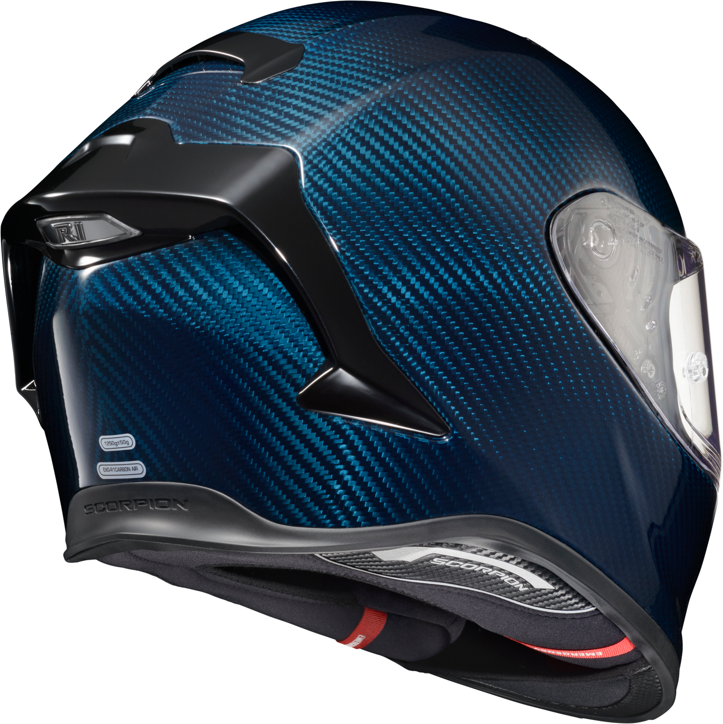 Exo R1 Air Full Face Helmet Carbon Blue