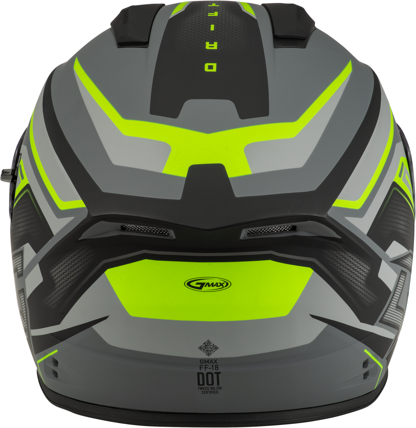Ff 18 Drift Helmet Matte Grey/Hi Viz
