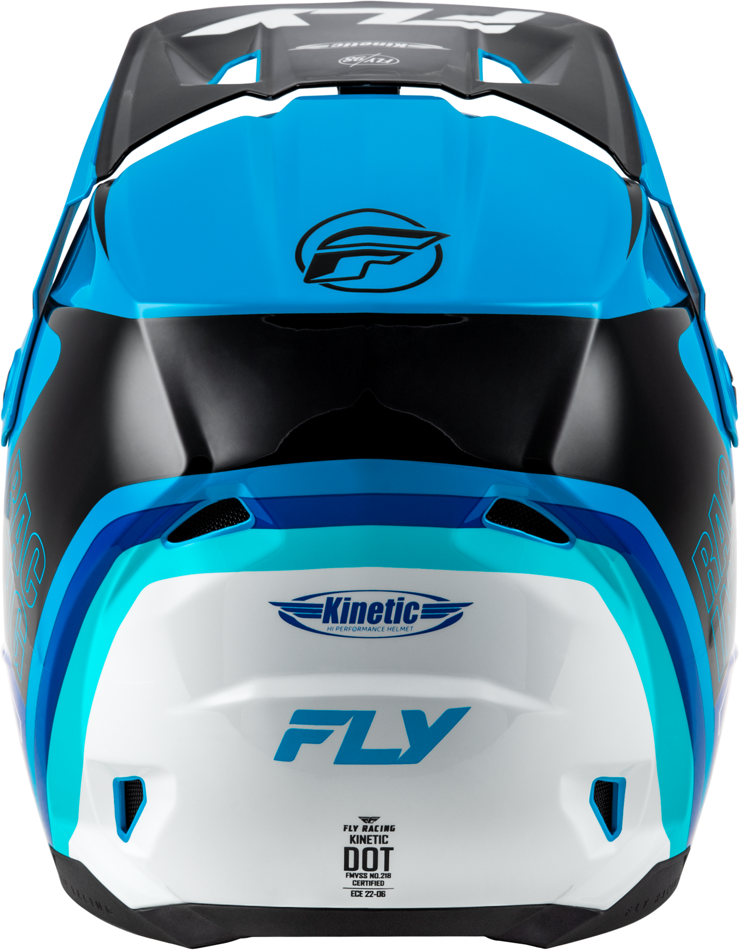 Kinetic Rally Helmet Blue/Black/White Xs