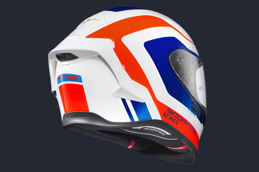 Exo R1 Air Full Face Helmet Hive Red/White/Blue