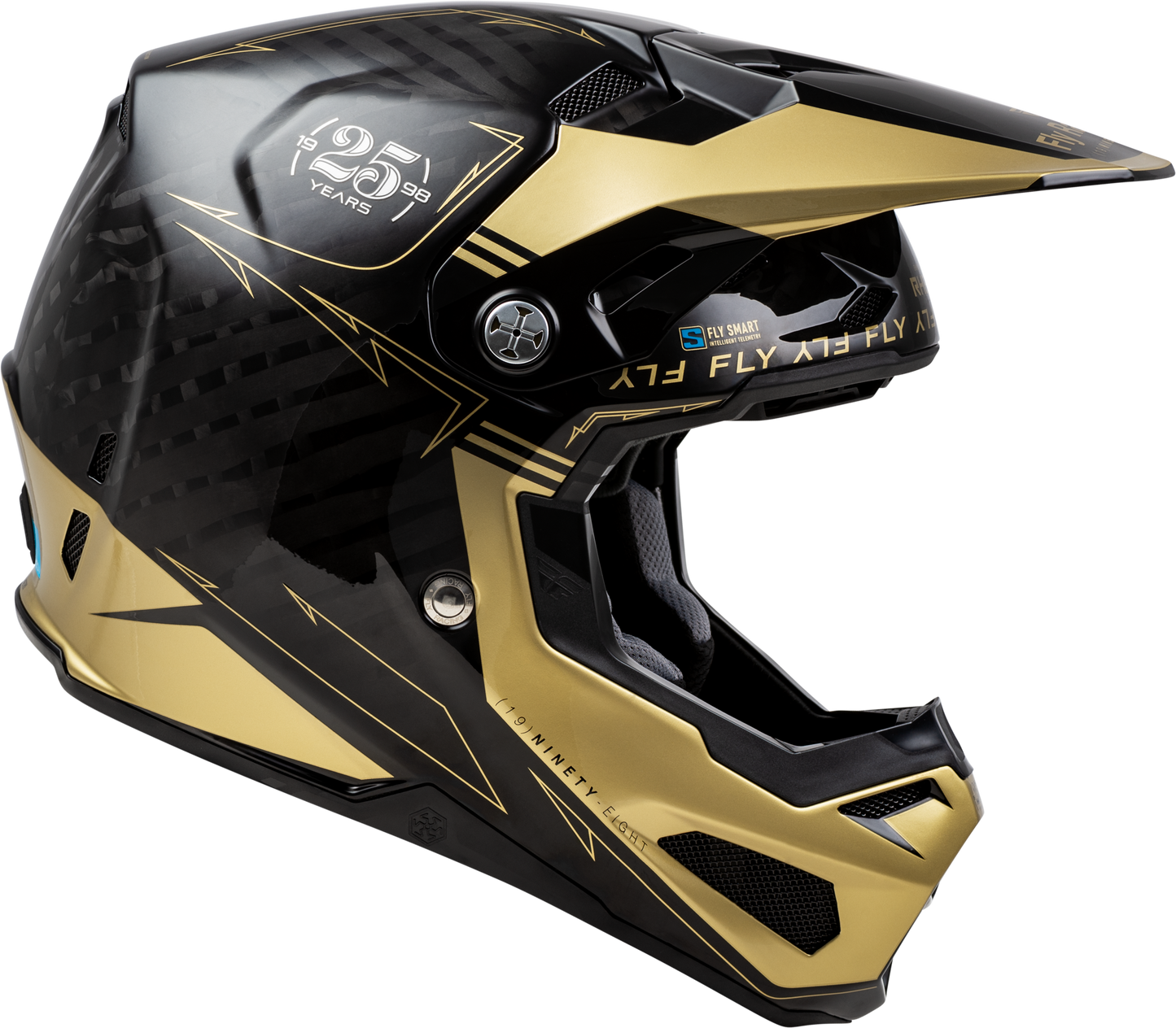 Formula S Carbon Legacy Helmet Black/Gold Xs