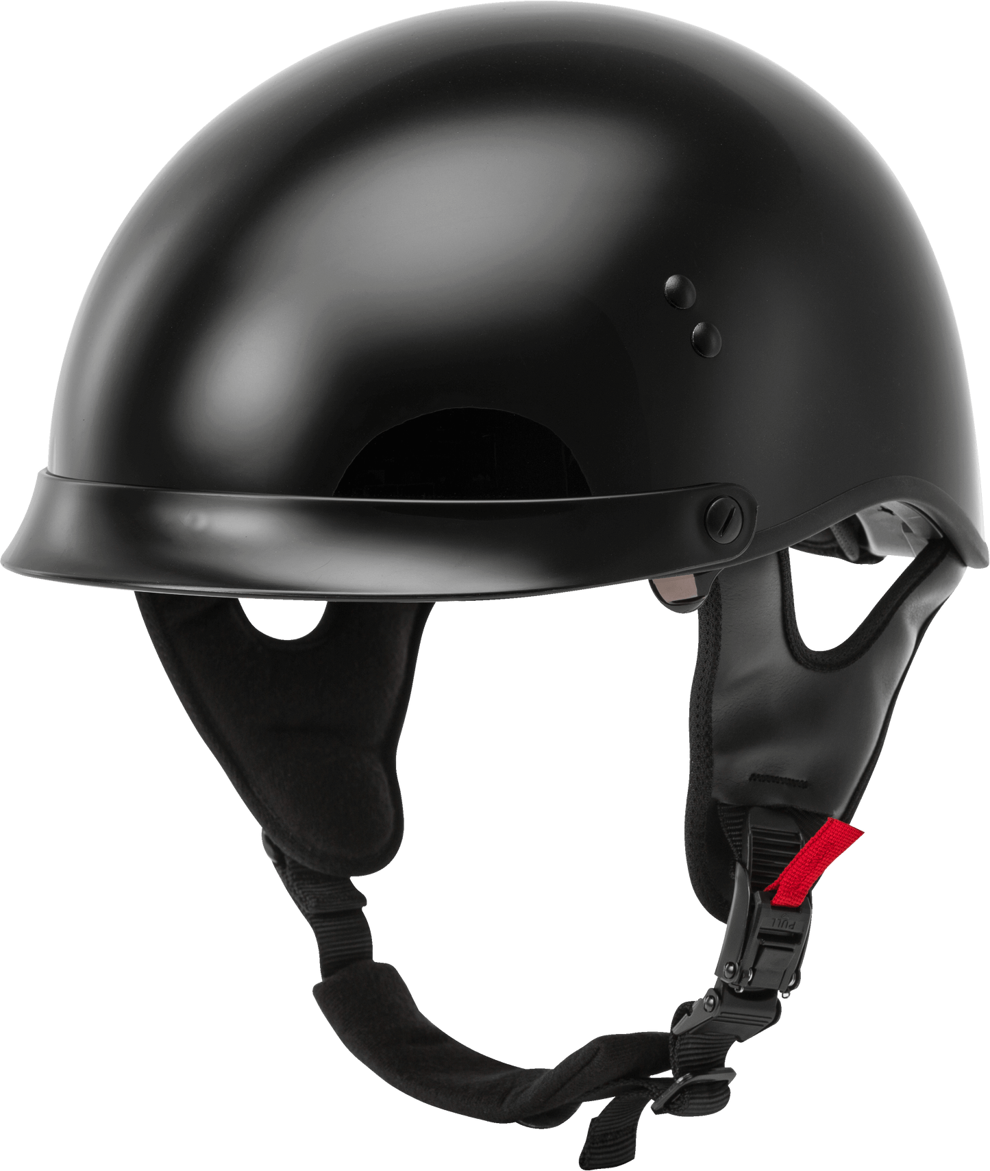 Hh 65 Half Helmet Full Dressed Black