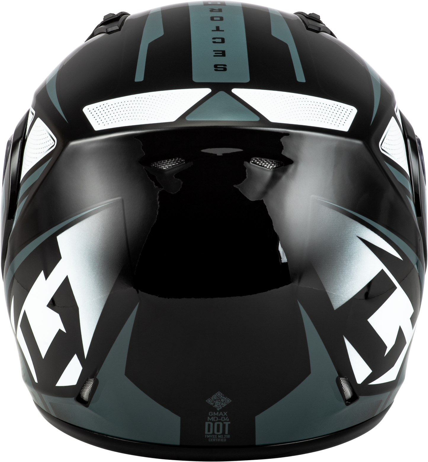 Md 04 Sector Helmet Black/Silver