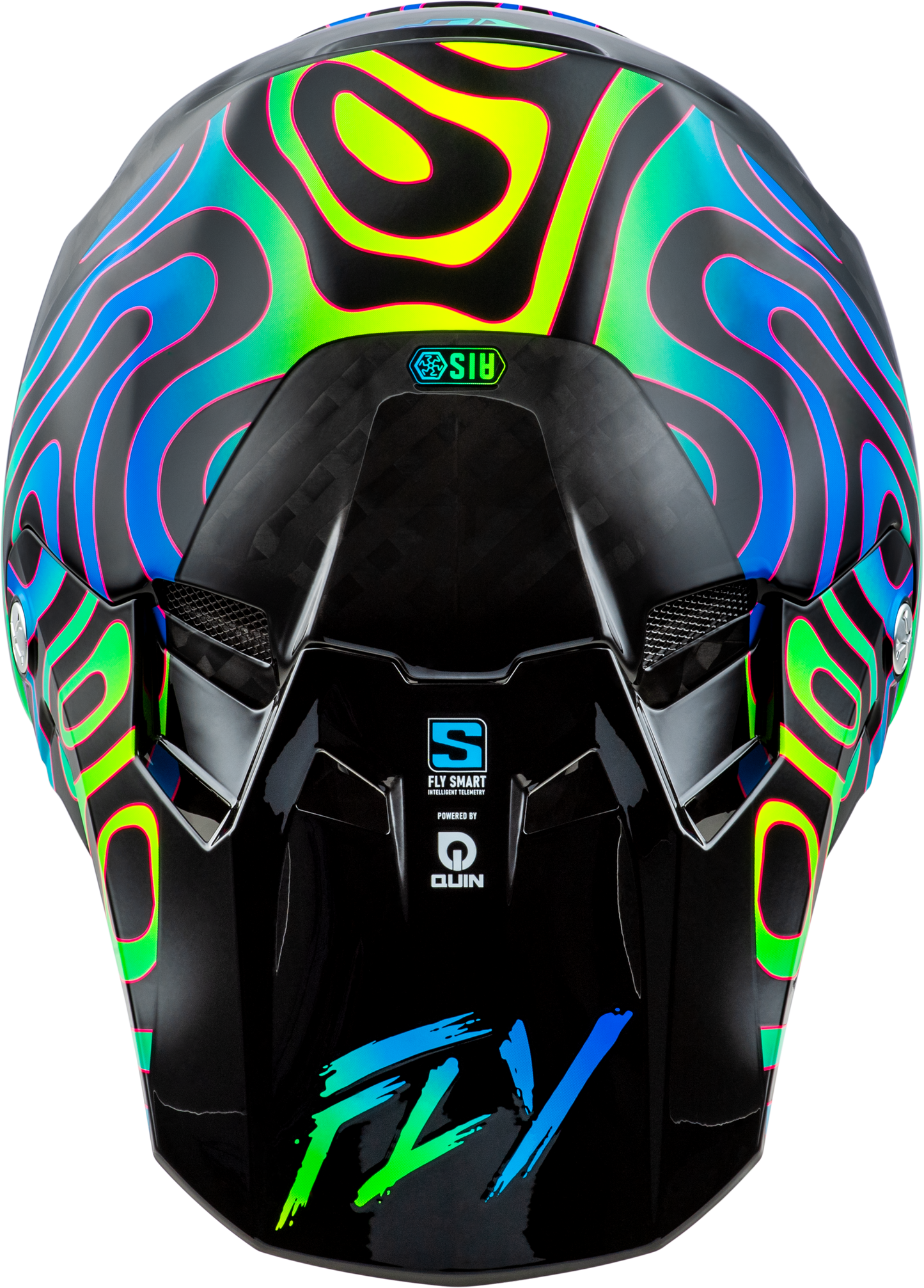 Formula S Carbon Zen Helmet Black Carbon/Blue/Yellow Xs
