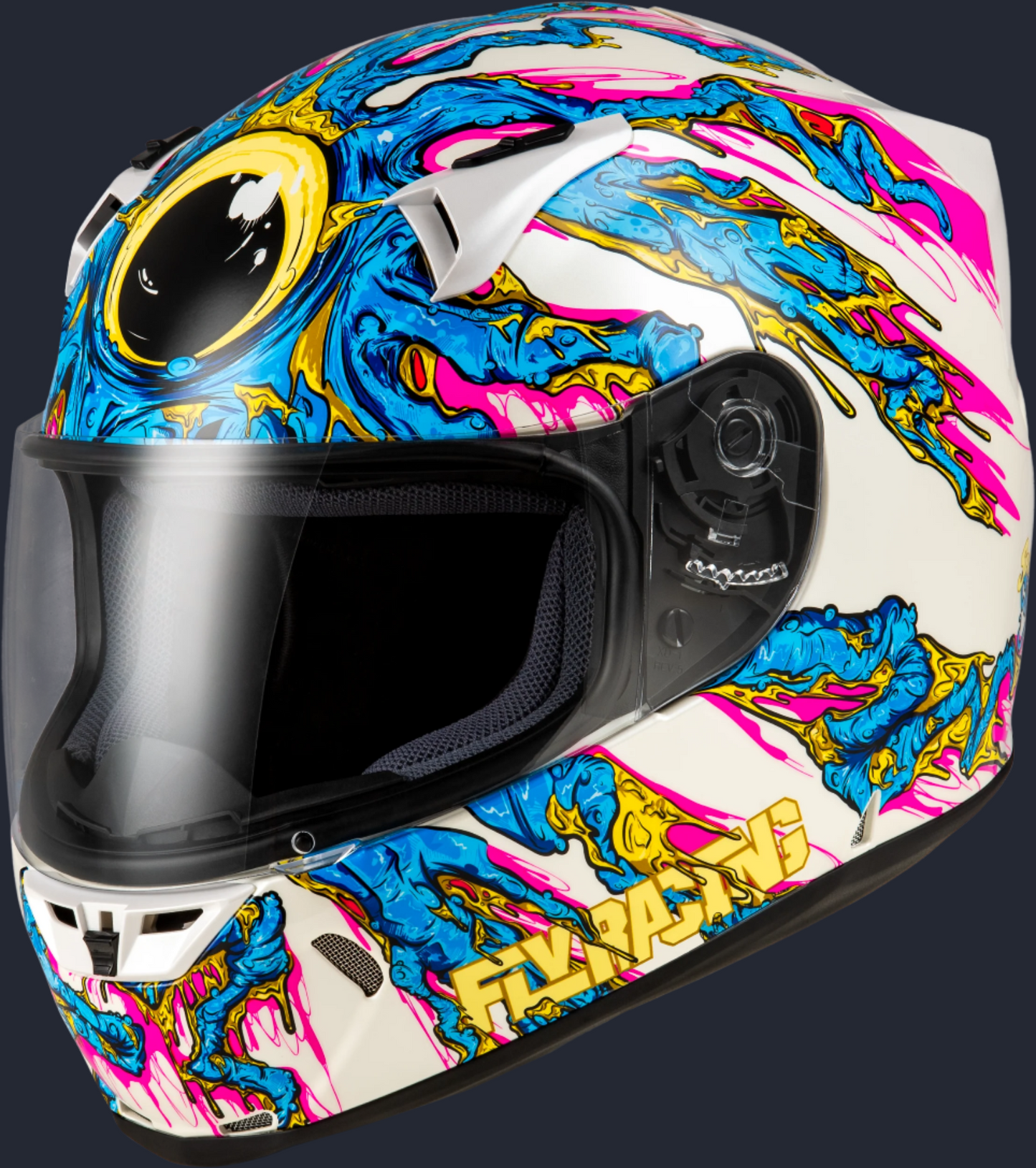 Revolt Space Creep Helmet Light Blue/White/Pink Xs