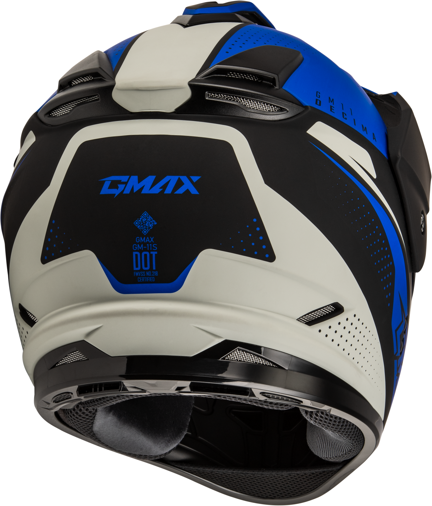Gm 11 Decima Helmet Matte Black/Blue