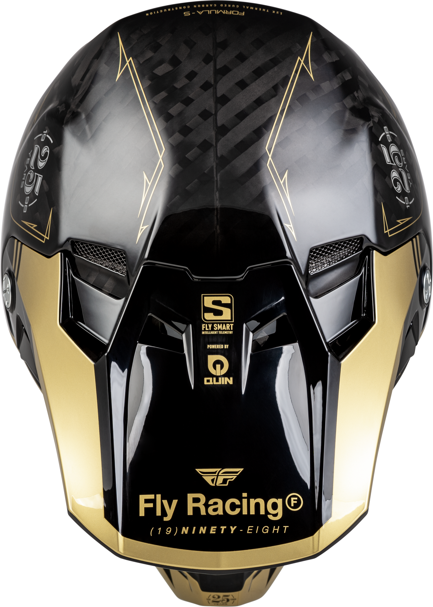 Formula S Carbon Legacy Helmet Black/Gold Xs