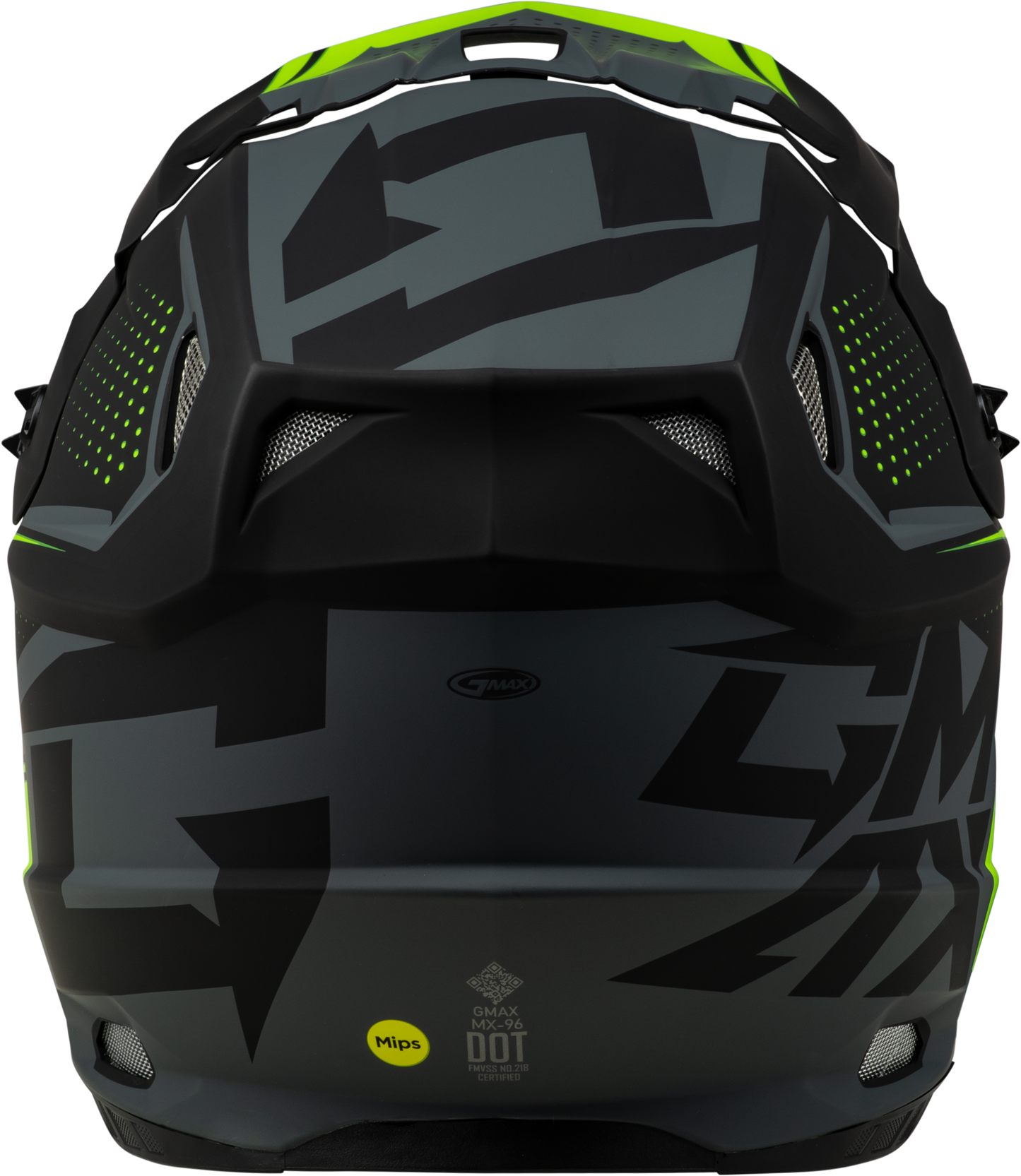 Mx 96 502 Helmet Matte Grey/Hi Viz