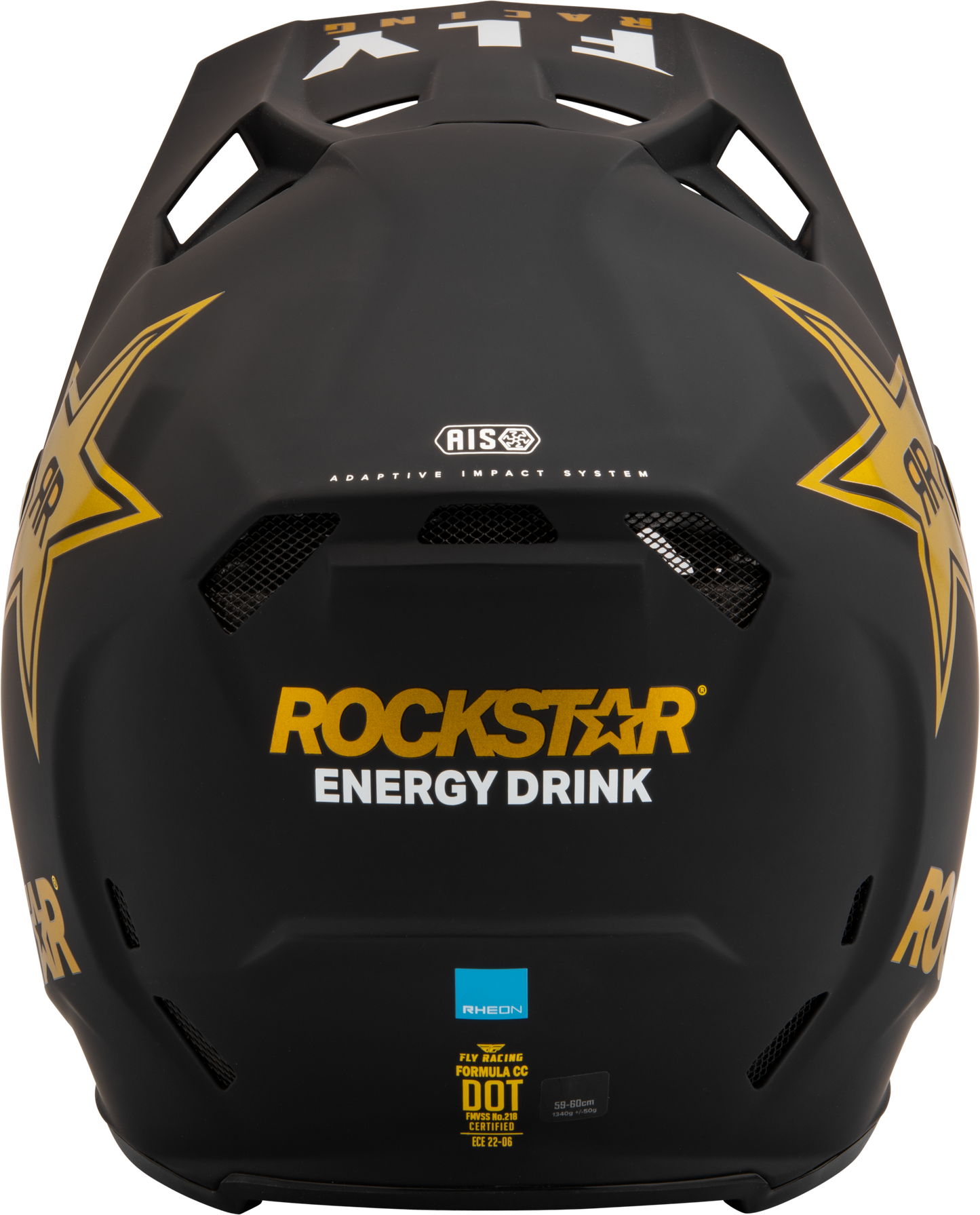 Formula Cc Rockstar Helmet Matte Black/Gold Xs