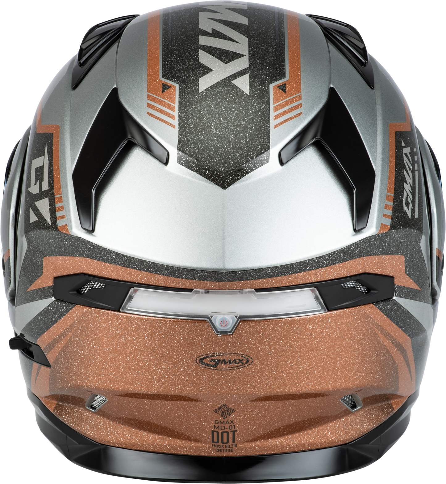 Md 01 Volta Helmet Grey/Black/Copper Metallic