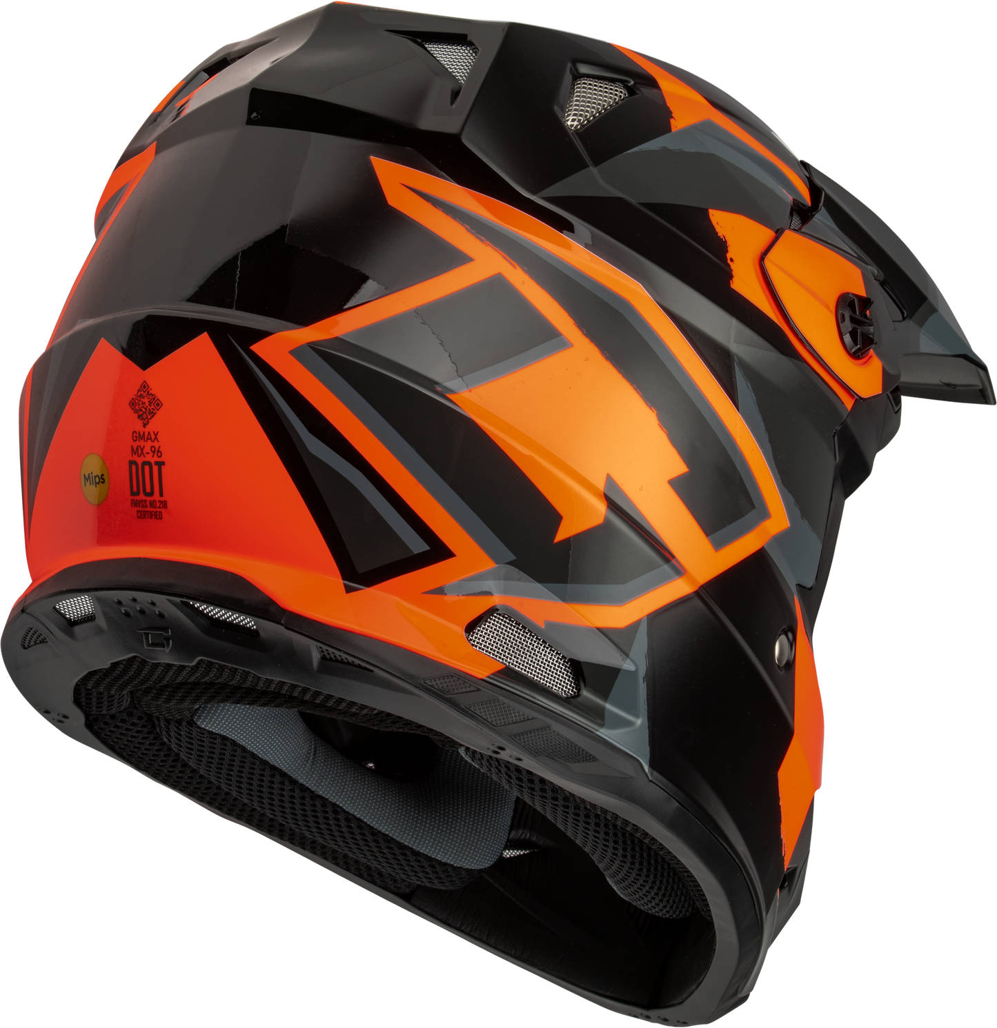Mx 96s Splinter Helmet Black/Orange
