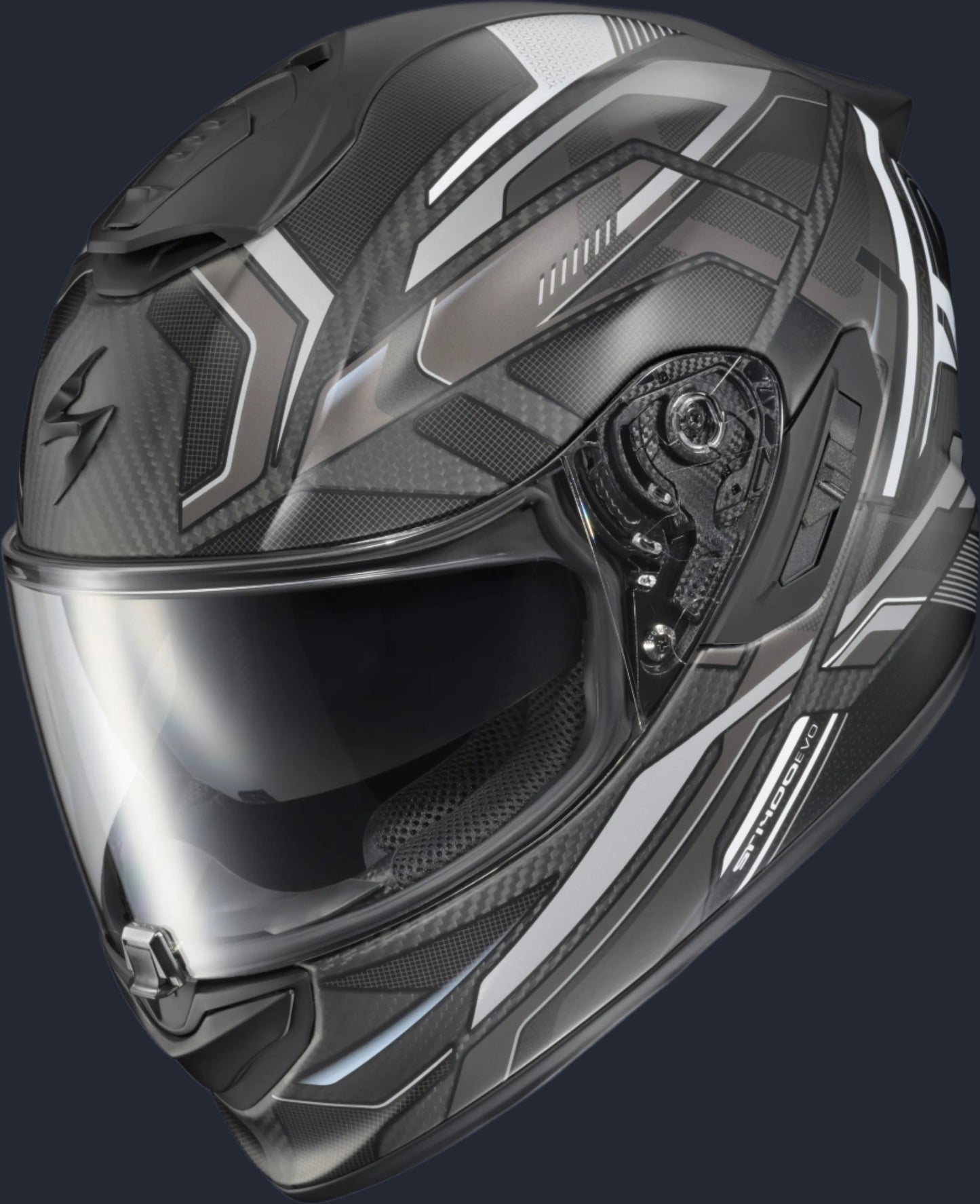 Exo St1400 Evo Carbon Helmet Hex Matte Grey