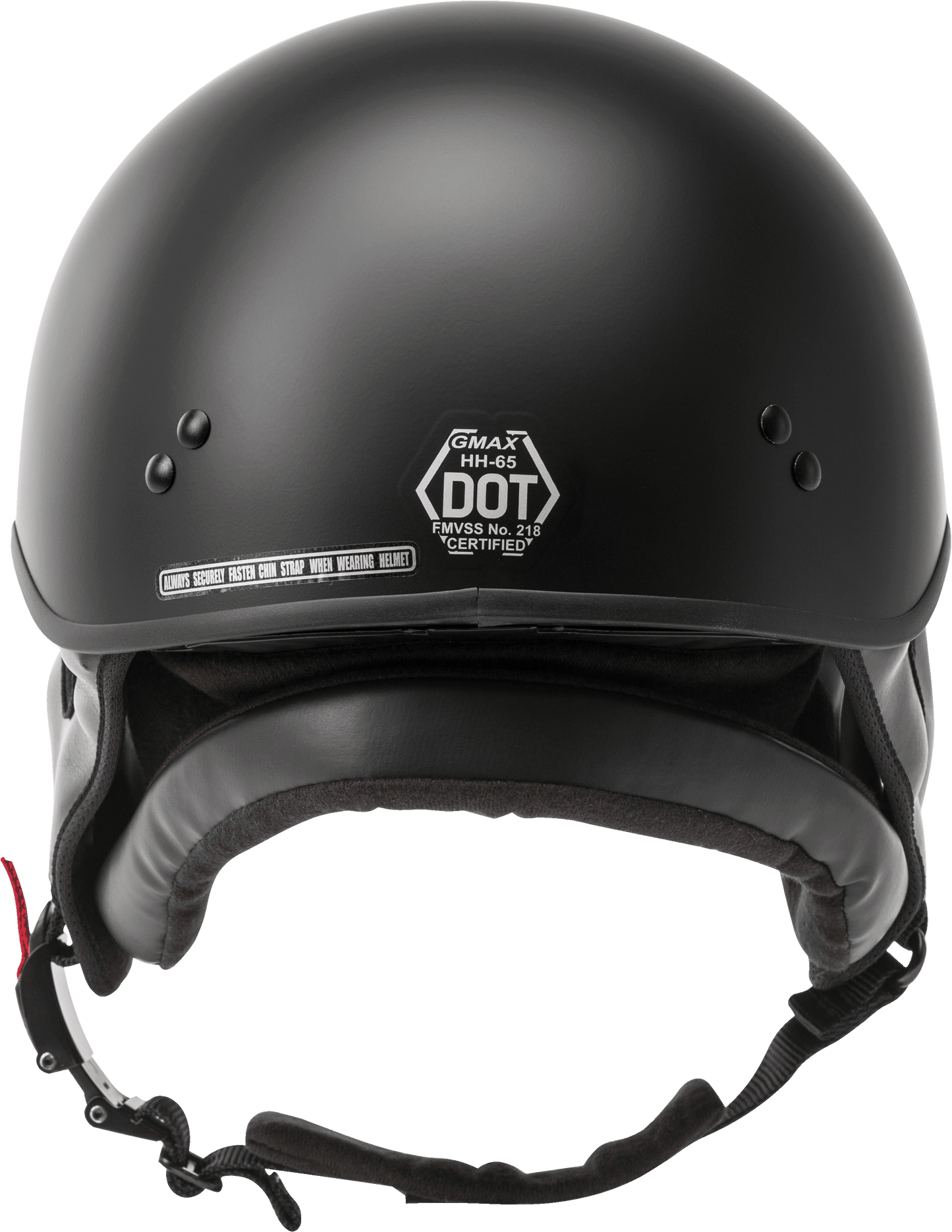 Hh 65 Half Helmet Naked Matte Black