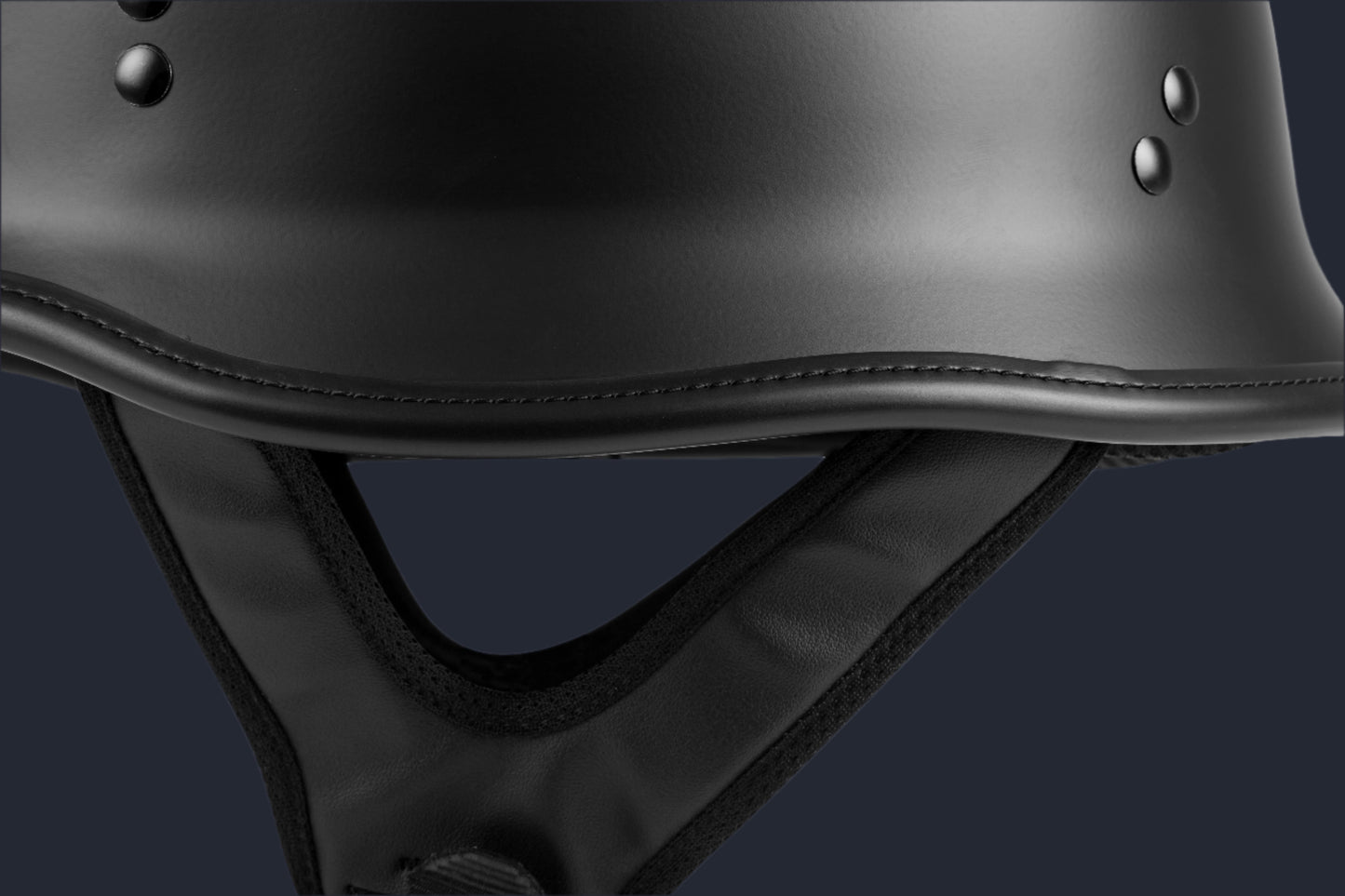 9mm German Beanie Helmet Matte Black