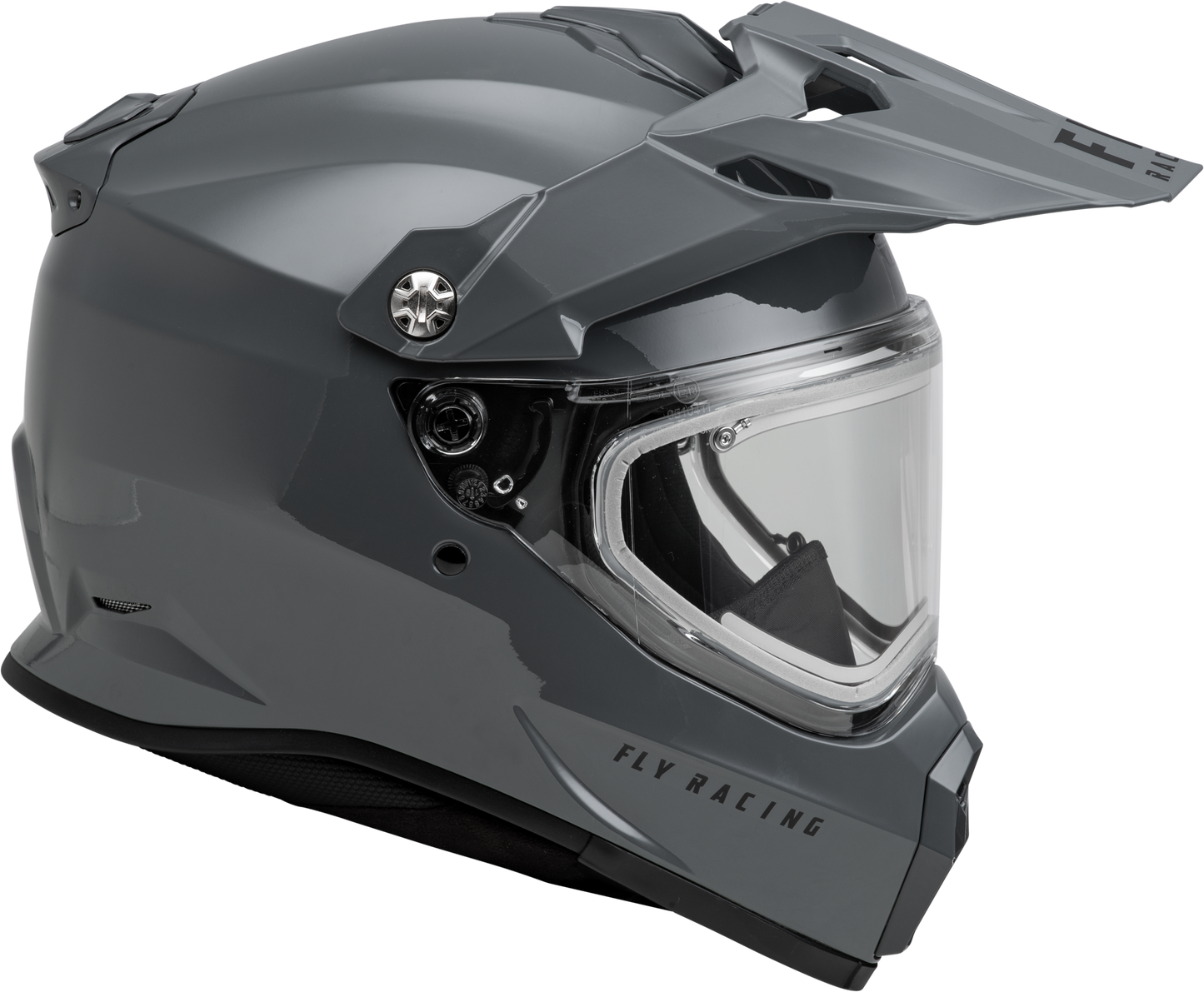 Trekker Cw Solid Helmet Elec Shld Grey Xs