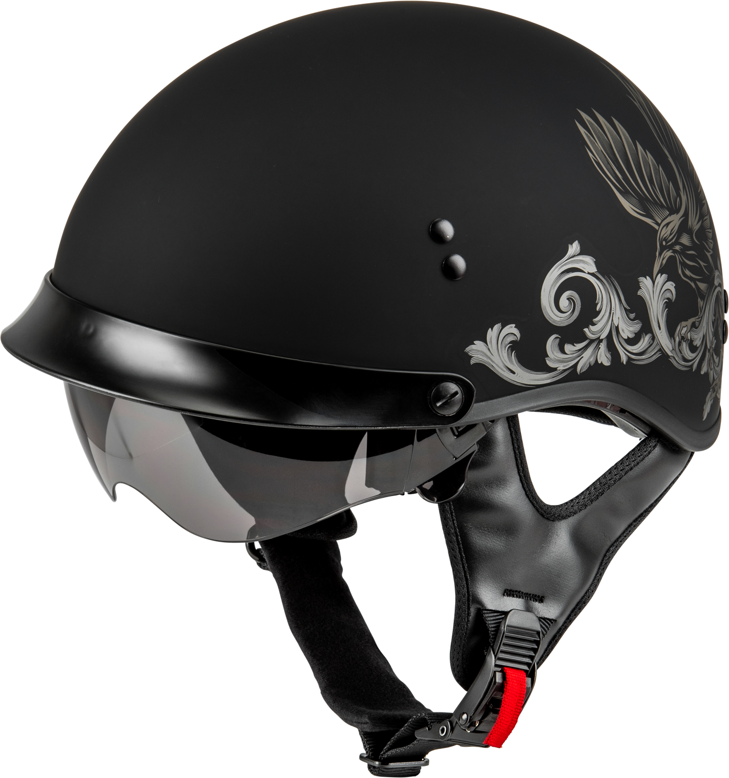 Hh 65 Corvus Helmet W/ Peak Matte Black/Tan