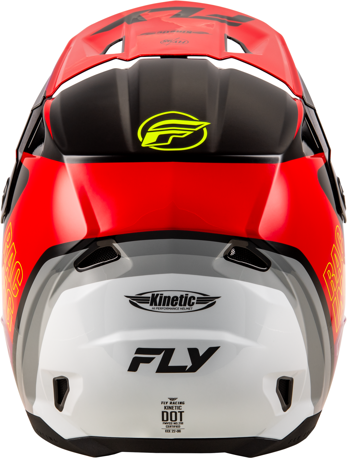 Kinetic Rally Helmet Red/Black/White Xs
