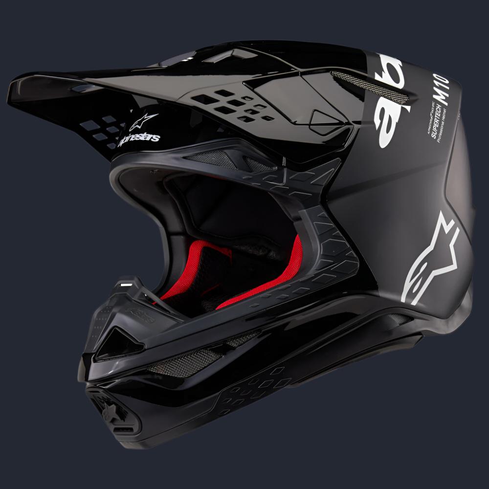 Supertech S-M10 Flood Helmet Black/Dark Grey M&G Xs