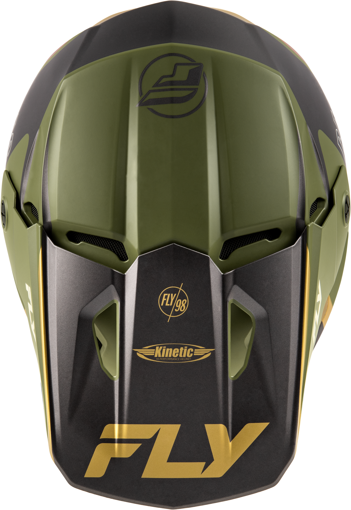 Kinetic Rally Helmet Matt Moss Gry/Khaki/Off-Wht Xs