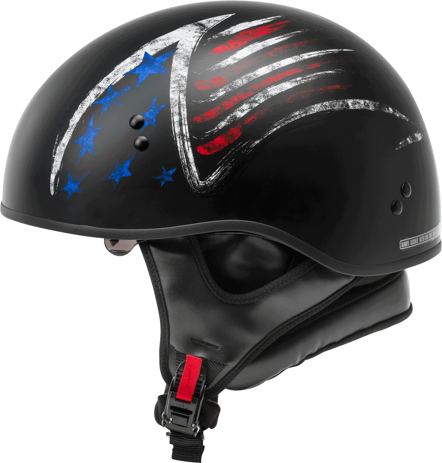 Hh 65 Half Helmet Bravery Matte Black/Red/White/Blue