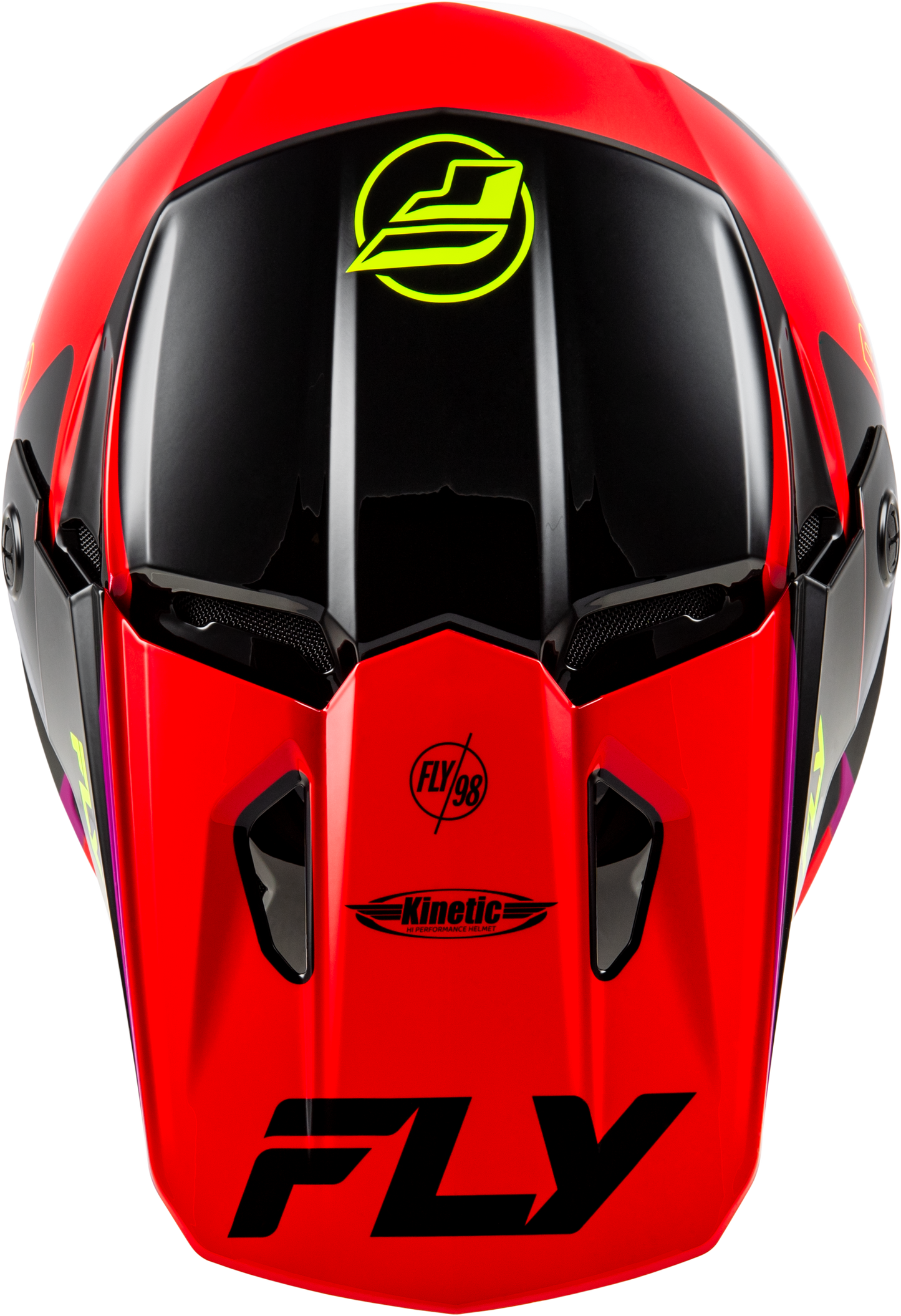 Kinetic Rally Helmet Red/Black/White Xs