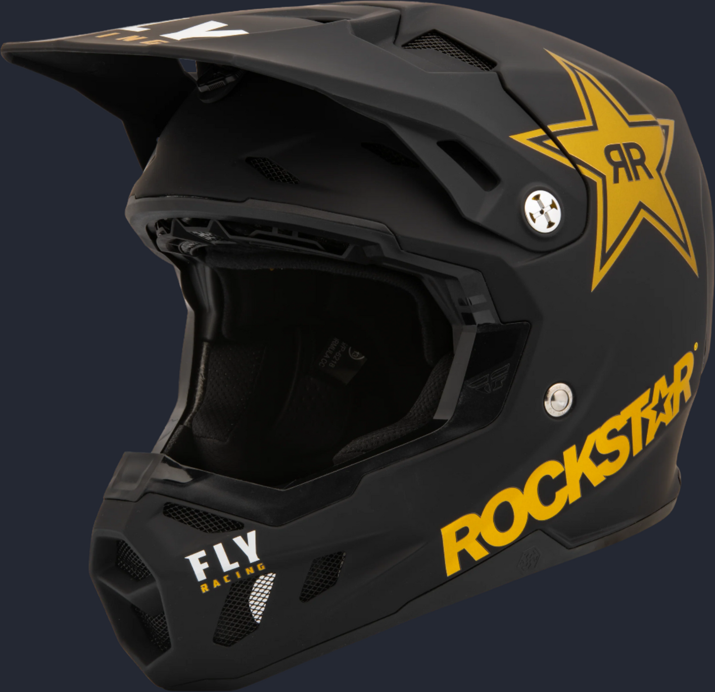 Formula Cc Rockstar Helmet Matte Black/Gold Xs