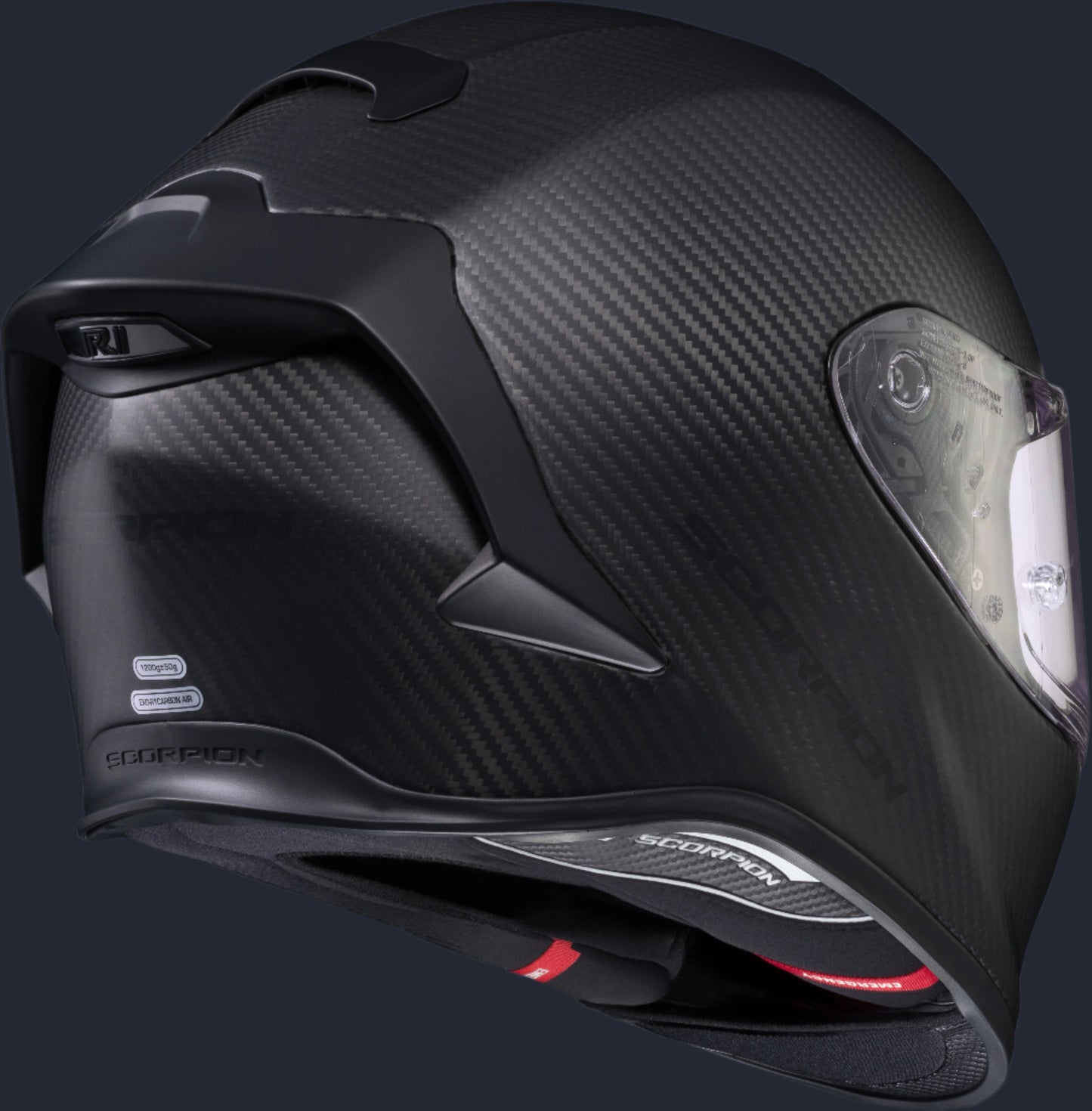 Exo R1 Air Full Face Helmet Carbon Gloss Black