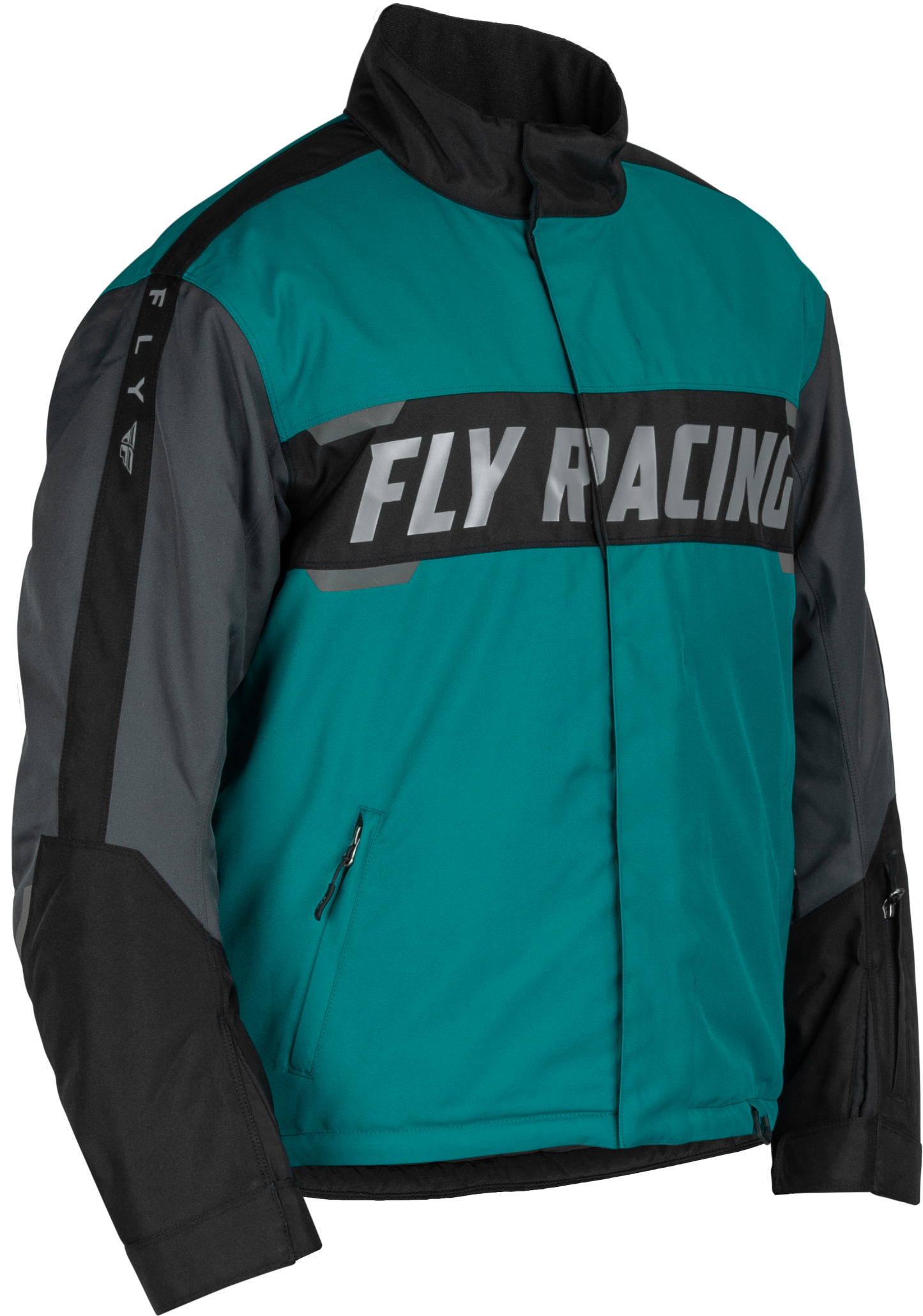 Outpost Jacket Black/Teal/Orange Sm