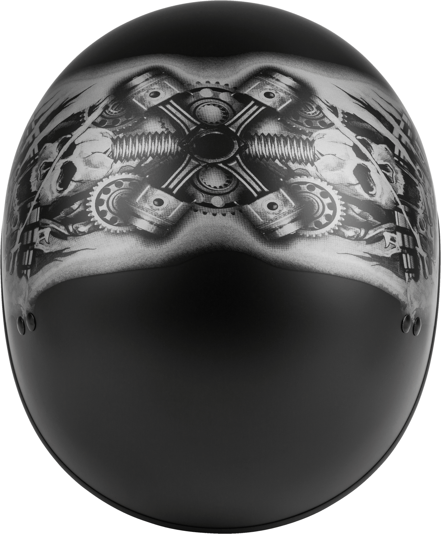 Hh 65 Half Helmet Tormentor Naked Matte Black/Silver