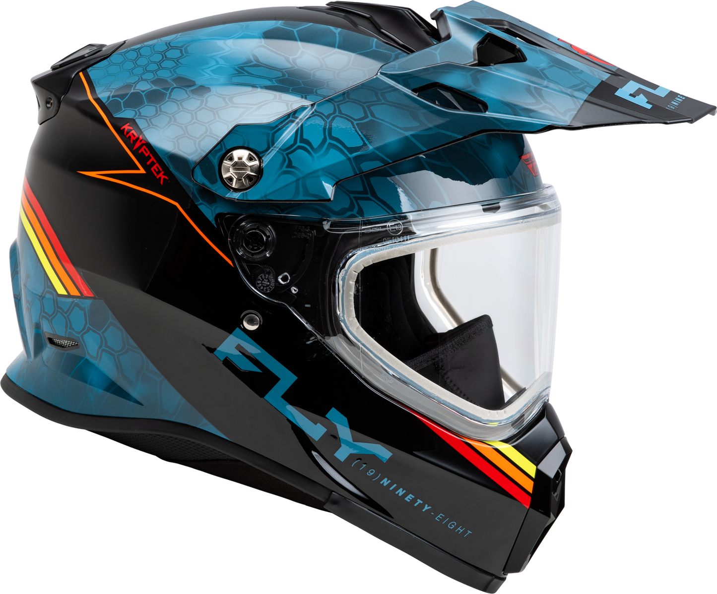 Trekker Cw Conceal Helmet Dual Shld Slate/Black/Red Xs