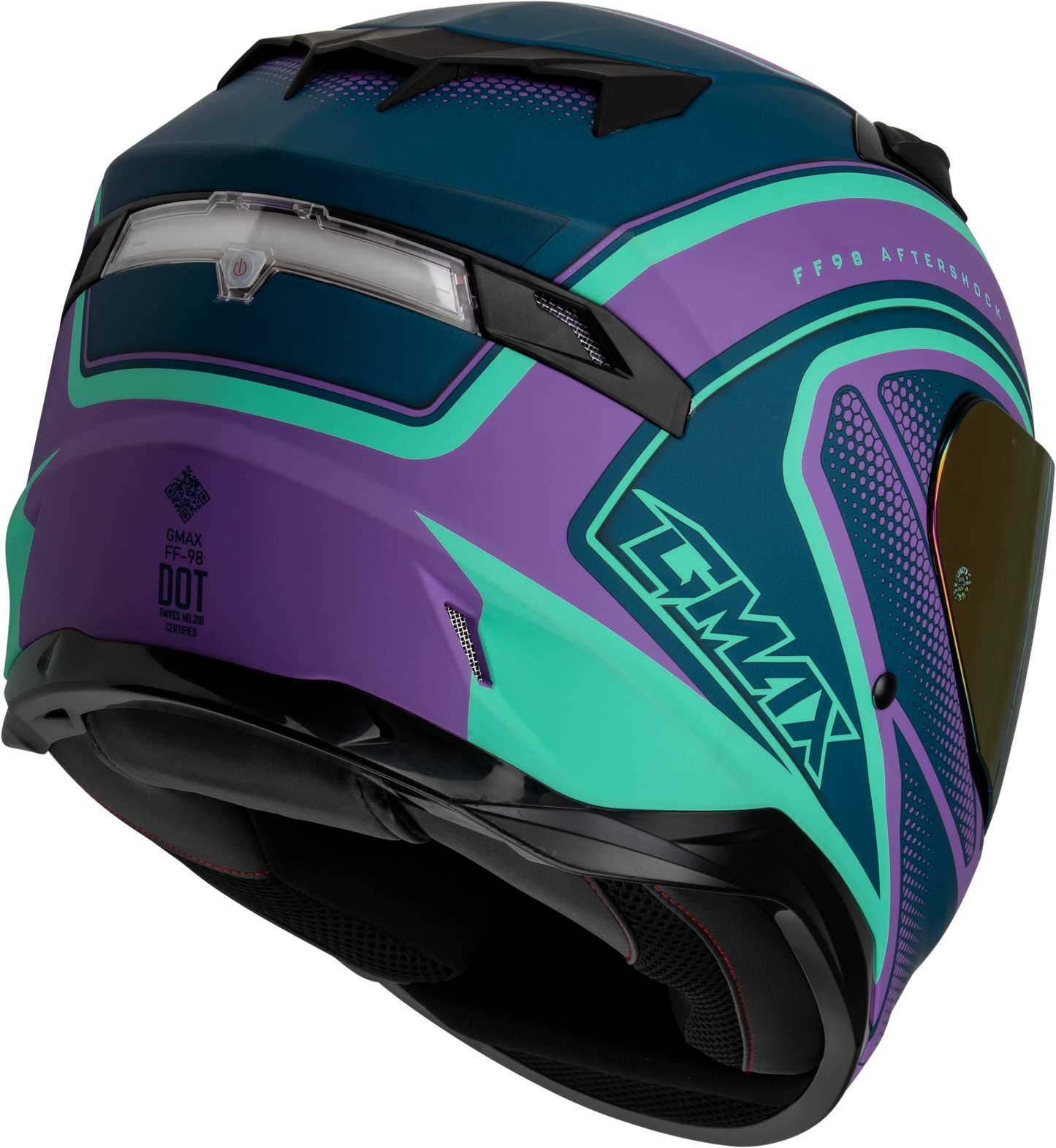 Ff 98 Aftershock Helmet Matte Purple/Blue