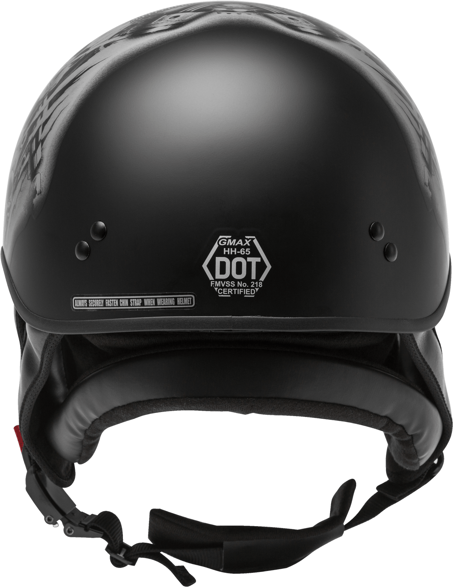 Hh 65 Half Helmet Tormentor Naked Matte Black/Silver